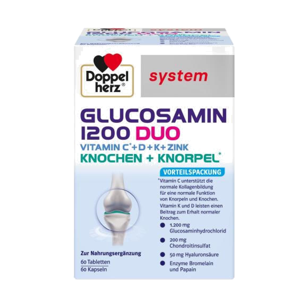 Doppelherz system Glucosamin 1200 Duo Packung