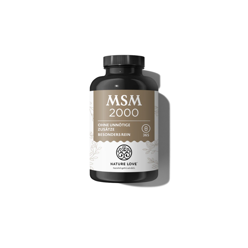 Nature Love MSM 2000 Tabletten Dose